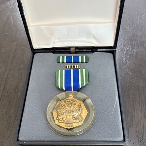 Military Achievement Gold Medal with Ribbon